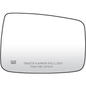 Passenger Right Side View Heated Mirror Glass for for Dodge Ram 1500 2009-2017 for Ram 2500 2010-2018, Replace 68079362AA, 68050298AA Exterior Mirror Replacement Glass