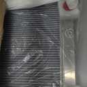 Direct Replacement for 1963-1966 1964 1965 Chevy C10 C20 C30 Pickup Truck V8 Aluminum Radiator (3-Row) (3-Row Radiator)
