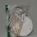 Dahey Headband Holder Organizer Metal 2-Tier Hair Hoop Display Stand Headband Organizer Storage Hair Ropes Accessories Bracelets Bangles Bedroom College Dorm Decor for Girls Women, Gold