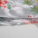 SSLR Pack Hawaiian Shirt for Men Flamingo Short Sleeve Casual Button Down Shirts Summer Beach Shirt (Gray, L)