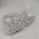 Qeirudu 30 Pack Bento Snack Containers, 4 Compartment Plastic Food Storage Containers with Lids, Disposable Meal Prep Lunch Containers for Office Work Travel