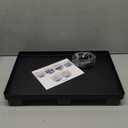 BedShelfie Bedside Shelf for Bunk Bed & Top Bunk, College Dorm Room Essentials, Clip On Nightstand, Bed Side Table Tray Organizer - Cup Holder, Black