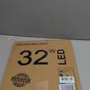 15.7Inch Gold Flush Mount Ceiling Light Fixture , 32W(320W Equivalent), 3800LM, 4000K Natural White, IP40, Flat Modern Round LED Ceiling Lights for Bedrooms, Living Rooms, Bathrooms, Stairwells, etc.