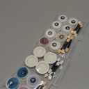 Artdone 16Jars Chrome Nail Powder Magic White Pearl Kit Mirror Effect Silver Metallic Holographic Dip Nail Powder for Resin Craft & Nail Art Fimo, Decoration Iridescent Aurora Mermaid Pigment