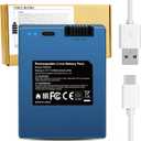 12000mAh Rechargeable Li-ion Battery for eufy Security S220 S230 S231 S330 E330 3-in-1 Video Smart Door Lock E31 and Smart Drop, T8520 T8520S T8520J11 T8531 E8531JY1 T8520T11 Security Smart Lock