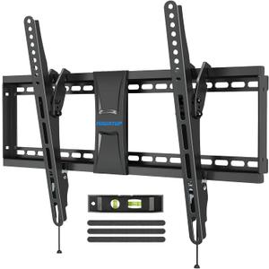 MOUNTUP UL Listed TV Wall Mount, Tilting TV Mount Bracket for Most 37-82 Inch Flat Screen/Curved Low Profile Wall Mount Saving Space Max VESA 600x400mm Hold up to 99 lbs Fit 16" 18" 24" Stud MU0008