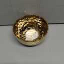 Pampa Bay Golden Millennium 4-inch Porcelain Snack Bowl, Gold