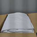 6-Pack White Round Tablecloths, 120 Inches, Stain-Resistant Polyester for 5-6 Ft Round Tables - Washable Table Covers for Weddings, Banquets, Birthday, Parties, Events