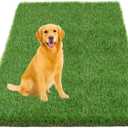 THREE ORANGES Artificial Grass, Reusable Dog Training Mat Large Size - 4x6 FT Fake Grass Turf with Drainage Holes for Outdoor Indoor, Porch, Patio, Balcony (Thickness1.35inch)