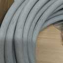 Pressure Washer Hose 100FT 4000 PSI, Kink Resistant Steel Braided Layer & NonMarking Rubber for Hot/Cold Water, High Power Washer Hose With 3/8 Inch Quick Connect & M22 Fitting, Gray