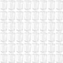 33 x YOROXRG 48 Pack White Unscented Clear Glass Filled Votive Candles. Hand Poured Wax Candle Ideal Gifts for Home Dcor Parties Weddings Holidays and Meditation (White)