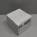Queenza White Marble Salt Cellar with Lid and Brass Knob, 3 Inch Salt Box