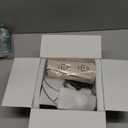 Seealle Touch Table Lamp for Bedroom, 3-Way Dimmable Small Bedside Lamps for Night Stands with Wires, Brown Desk Lamp for Kids Room, Office, Living Room, End Table(LED Bulb Included) (C. Oat Shade & Brown Base)