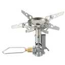 Portable Camping Gas Stove & Camping Cooktop with Ignitor, Flow Regulator, Foldable Design | XD-2F