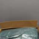 UNIKOME Pinch Pleat Goose Feather Down Comforter - 20% Extra Fill, 90oz, All Season Duvet Insert with 100% Cotton Cover, Cloud-Like Fluffiness (Green, Queen/Full, 90"X90")