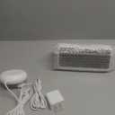 Netzu Loud Alarm Clock for Heavy Sleepers, Plug-in RGB Vibrating Alarm Clocks with Bed Shaker, 5 Dimmers, 2 Alarms and Snooze for Bedrooms Hearing Impaired Deaf Adults (White)