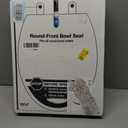 KOHLER 20111-96 Brevia, Slow Close Toilet Seat, Round Toilet Seat, Grip-Tight Bumpers Quick-Attach Hardware, Biscuit