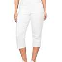GRAPENT High Rise Skinny Jeans for Women White Jeans for Women Stretchy Cream White Size Large US 12 to 14