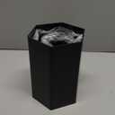 Jetec Hexagonal Jewelry Display Risers Hexagonal Market Display Risers Stands Acrylic Showcase Acrylic Stand for Jewelry Model Figures Decoration, 6 Sizes, Black, 6 Pieces