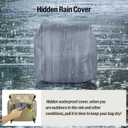 Binocular Harness Chest Pack - Lightweight Binocular Case with Rangefinder Pouch & Waterproof Rain Cover - for Hunting, Birdwatching, and Hiking