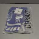 Women's Floral 2 Piece Summer Beach Set Boho Stretchy Straps Square Neck Ruffle Top Shorts with Pocket Set (X-Large, Colorful Blue)