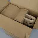 STOBOCTER 200Pcs Paper Gift Bags, 5.9"x3.15"x8.25" Gift Wrap Bags with Handles, Brown Kraft Paper Bags for Small Business, Paper Bags Bulk for Birthday Party Favors, Shopping, Grocery, Retail, Craft