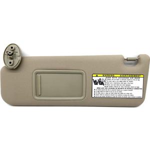 Ezzy Auto Visera parasol para lado izquierdo del conductor compatible con 4Runner 2004 2005 2006 2007 74320-3D050 74320-3D050-B0 (Beige)