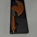 ROCOCO Viking Cleaver Knife Butcher Meat Cutting Boning Knife Hand Forged Chinese Kitchen Axe with Sheath Home Outdoor BBQ Camping Chirstmas Birthday Chirstmas Mother Father Gift Men (6.2 Inches)