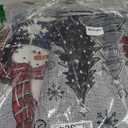 Artoid Mode Grey Snowman Xmas Tree Snowflake Let It Snow Christmas Kitchen Mats Set of 2, Winter Home Decor Low-Profile Kitchen Rugs for Floor - 17x29 and 17x47 Inch