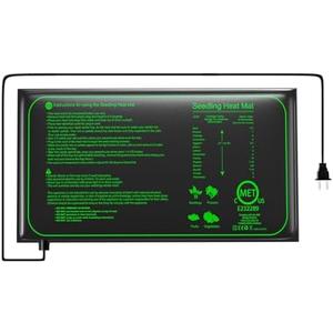 Seedling Heat Mat 11.5"x 22.5",25W Waterproof Warm Hydroponic Heating Pad for Greenhouse Seed Starting, Germination, Indoor Gardening,2024 Upgraded