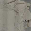 rismart Ruffle Rectangular Linen Table Cloth Cover Tablecloth Beige with ruffles 100x81