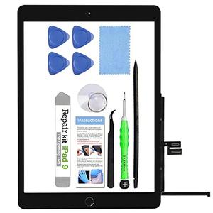 For iPad 9 (9th Gen 2021) A2602 A2603 A2604 A2605 Screen Replacement Glass Touch Digitizer Repair Kit with Home Button & Tools - Only for iPad 9 9th Generation