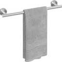 USHOWER Brushed Nickel Towel Bar, 18-Inch Towel Rack for Bathroom Wall Mounted, Thicken SUS304 Stainless Steel Towel Rod Modern Home Decor (Total Length 20-Inch)