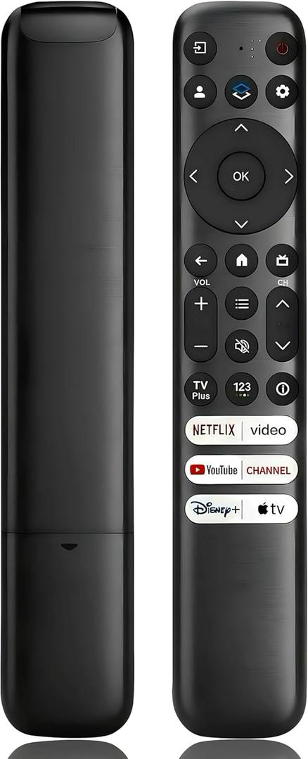 Replacement Remote Control for TCL-Google-Smart TVfor TCL 4K UHD HDR LED QLED Series TVs