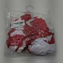 Deboyar Adults Red and White Striped Shirt Halloween Costume Shirt Glasses and Hat Suit (Large)