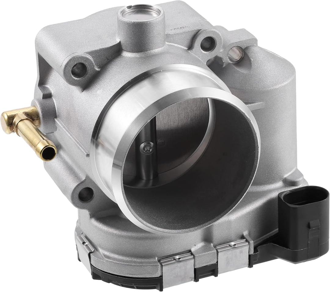X AUTOHAUX 06A133062BD Electronic Throttle Body Assembly with TPS Actuator for Audi TT 1.8L for VW Golf Jetta 1.8L 06A133062C 06A133062