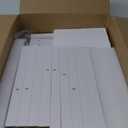 66in Tall Bookshelf 6-Tier Small Narrow Bookcase, Skinny Book Shelf for Small Space, Farmhouse Slim Shelf with Storage, Wood Freestanding Display Thin Bookshelves for Living Room, Office, White