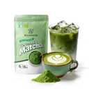 4 x Brewnova Ceremonial Grade Matcha Powder - Premium Organic Shade-Grown Stone-Milled First Harvest Unsweetened Gluten-Free Vegan Green Tea for Matcha Latte, Teas & Recipes, 1.06oz Double-Seal Pack (30g) (EXP 10/25/27)