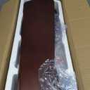 DAMINY Natural Solid Wood 52 inch Ceiling Fan with Light, 3 Blade Ceiling Fan with Light, 6CCT, Black Low Profile Ceiling Fan with Light and Remote Control