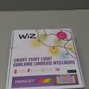 WiZ Connected Fairy Lights, 65.6ft RGB LED Smart Color-Changing, Static and Dynamic Modes, Music Sync, App and Voice Control
