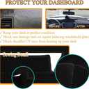 Dash Cover Mat Custom Fit for Honda Odyssey Dashboard Pad Cap Carpet Protector K226 (Black)