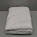 Couch Cover for Dogs Sectional Sofa Covers Washable for 3 Cushion Couch, Chenille Couch Cover Blanket, Sectional Sofa Slipcovers, Multi-Use Furniture Protector for Kids, Pets, 91" X150", White