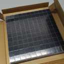 XUANINY 11-Sheet Peel and Stick Backsplash Tiles, Brushed Aluminum Surface Metal Mosaic Sticker for Kitchen Wall (11.41"x11.41") (11, Black Brushed)