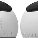 2 x Professional Stainless Steel Dough Cutter & Bench Scraper Heavy Duty Pastry Chopper with Measurement Scale Multipurpose Kitchen Metal Scraper Tool for Bread, Sourdough, Pizza & Cake Icing