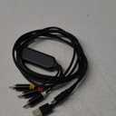 USB C to RCA Cable Adapter, 6Ft Type-C to RCA Cable with USB A(Charging),USB C Male to 3 RCA Male for TV