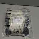 Yookat Faux Fox Masquerade Mask and Fox Tail Artificial Fox Face Mask Cat Masquerade Mask for Halloween Mardi Gras Cosplay (White)