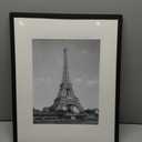 upsimples 16x20 Picture Frame, Display Pictures 11x14 with Mat or 16 x 20 Without, Wall Hanging Poster Frame, Black, 1 Pack
