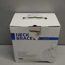 Cervical Traction Device, Lightweight & Adjustable Neck Stretcher for Neck Support, Cervical Neck Traction Device for Home Use, Neck Pain & Tension Relief (White)