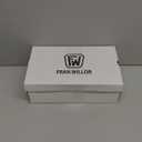 Women Open Toe Low Chunky Short Heels Ankle Strap Block Heel Sandals Party Dress Wedding Pump Shoes (7, Black)