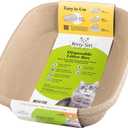 Kitty Sift (6-Pack) Disposable Cat Litter Box, Sustainable, Clean - Large, 6-Pack (6 Piece Set)